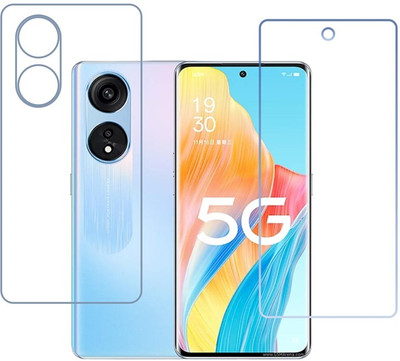 DVTECH Front and Back Screen Guard for TPU Oppo A1 Pro(Pack of 1)