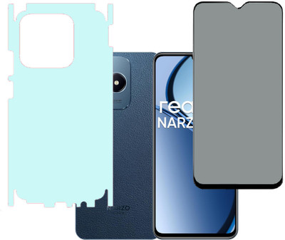 KARTRAY Front and Back Screen Guard for Realme Narzo N63(Pack of 2)