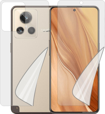 TELTREK Front and Back Screen Guard for REALME RMX3551 (Edge To Edge TPU Covers Curved Edges)(Pack of 1)