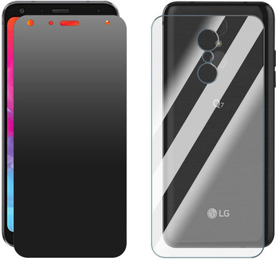 Enlinea Front and Back Screen Guard for LG Q7 Front+Back (Matte)(Pack of 2)