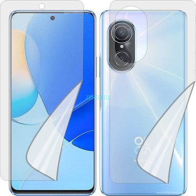 ZINGTEL Front and Back Screen Guard for HUAWEI NOVA 9 SE 5G (Edge To Edge TPU Covers Curved Edges)(Pack of 2)