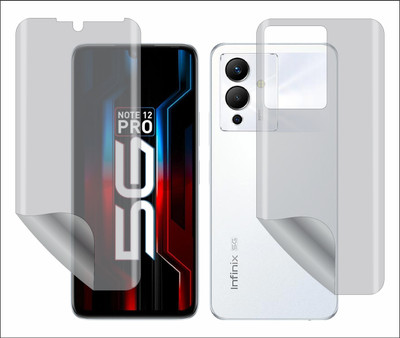 Fasheen Front and Back Screen Guard for INFINIX NOTE 12 PRO 5G X671B(Pack of 1)