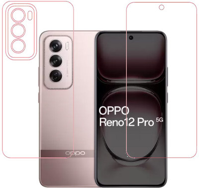 ojucase Front and Back Screen Guard for OPPO RENO12 PRO 5G, OPPO RENO12 PRO(Pack of 1)