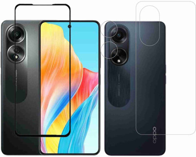 ICROMECK Front and Back Screen Guard for OPPO A58 4G(Pack of 3)