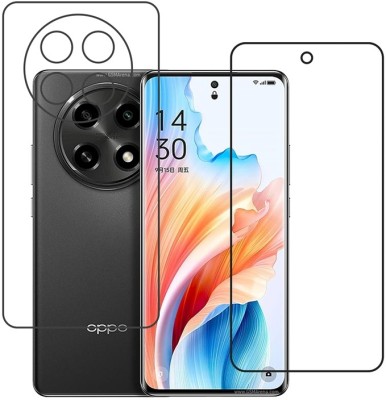 DVTECH Front and Back Screen Guard for DVTECH Oppo A2 Pro Protective Compatible Mobile Screen Protector For (Not a Tempered glass)(Pack of 1)