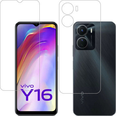 Vatsin Front and Back Screen Guard for ViVO Y56 5G, vivo Y16, vivo T2X 5G(Pack of 2)