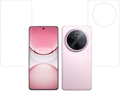 ISAAK Front and Back Screen Guard for iQOO Z10 Unbreakable Front and Back Screen Guard (COMBO PACK)(Pack of 2)
