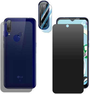 FCS Front and Back Screen Guard for LG W31 Plus Front+Back+Camera (Matte)(Pack of 3)