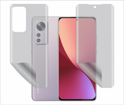 TELTREK Front and Back Screen Guard for XIAOMI 12X 5G (Edge to Edge Full Screen Protector)(Pack of 1)