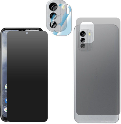 FCS Front and Back Screen Guard for Nokia G60 Front+Back+Camera (Matte)(Pack of 3)