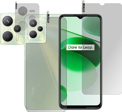 chakoor Front and Back Screen Guard for REALME C35(Pack of 3)