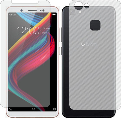 ZINGTEL Front and Back Screen Guard for VIVO Z 10 (Front Matte Finish & Back 3d Carbon Fiber)(Pack of 2)