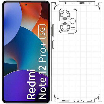 Asmart Front and Back Screen Guard for Xiaomi Redmi Note 12 Pro Plus 5G(Pack of 1)