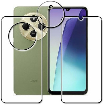 Olonga Front and Back Screen Guard for Redmi A4 5G, Poco C75, Xiaomi Poco C75, Redmi A4, Mi A4 5G(Pack of 3)