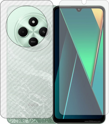 ZINGTEL Front and Back Screen Guard for Poco C75(Pack of 2)