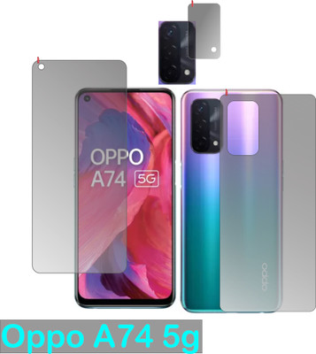 chakoor Front and Back Screen Guard for OPPO A74 5G(Pack of 3)