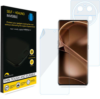 KUBERAN Front and Back Screen Guard for Oppo Find X6 Pro, Invisible Screen Protector / Body Protector, Scratch Guard(Pack of 1)