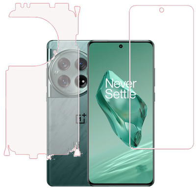 KARTRAY Front and Back Screen Guard for OnePlus 12 5G(Pack of 2)