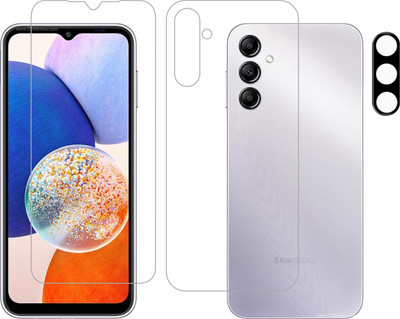 Vatsin Front and Back Tempered Glass for Samsung Galaxy A25 5G(Pack of 3)