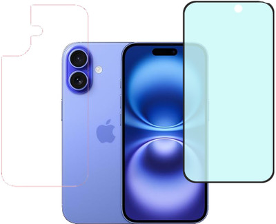 KARTRAY Front and Back Screen Guard for Apple iPhone 16 Plus(Pack of 2)