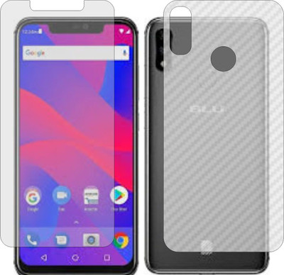 ZINGTEL Front and Back Screen Guard for VIVO XL PLUS (Front Matte Finish & Back 3d Carbon Fiber)(Pack of 2)