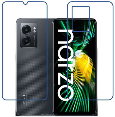 DVTECH Front and Back Screen Guard for 9H Crystal Clear Front And TPU BackRealme Narzo 50 5G(Pack of 1)