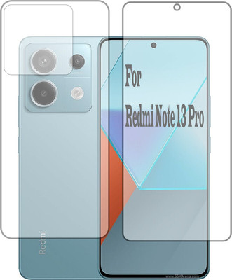 Zoku Protection Front and Back Tempered Glass for Redmi Note 13 Pro 5G(Pack of 2)