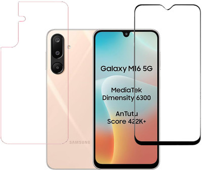 SPRITZEN Front and Back Screen Guard for Samsung Galaxy M16 5G, Samsung Galaxy A16 5G(Pack of 2)