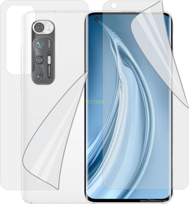 TELTREK Front and Back Screen Guard for XIAOMI MI 10S (Edge To Edge TPU Covers Curved Edges)(Pack of 1)