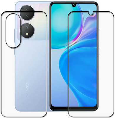 tombik Front and Back Screen Guard for JJ201-Vivo Y100A 5G -FB(Pack of 2)