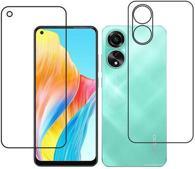 DVTECH Front and Back Screen Guard for DVTECH Oppo A78 4G Protective Compatible Mobile Screen Protector For (Not a Tempered glass)(Pack of 1)