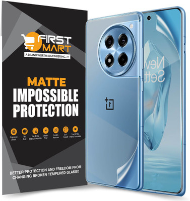 FIRST MART Front and Back Screen Guard for OnePlus 12R 5G, 1 + 12R 5G, OnePlus 12R, 4 Layer Unbreakable Membrane with Easy Installation(Pack of 1)