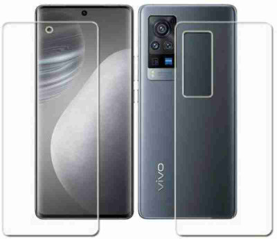 Guardor Front and Back Screen Guard for Vivo X60 5G And Screen Guard Anti Glare Scratch Resistant TPU Flexible Front And Back Screen Protector(Pack of 2)