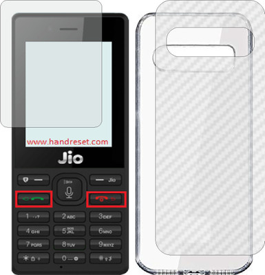 Mobling Front and Back Tempered Glass for JIO LYF F41(Pack of 2)