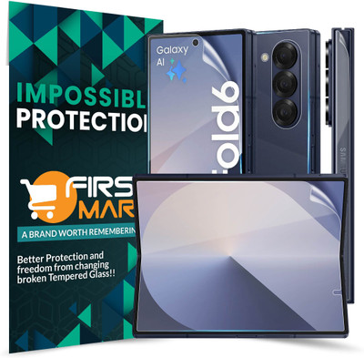 FIRST MART Front and Back Screen Guard for Samsung ZFold 6 5G, Samsung Galaxy ZFold 6 5G, Samsung Z Fold6, 4 Layer Unbreakable Membrane with Easy Installation(Pack of 1)