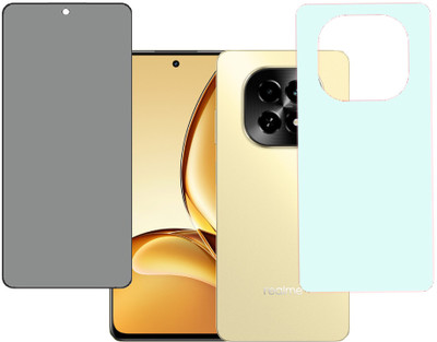 KARTRAY Front and Back Screen Guard for Realme C63 5G(Pack of 2)