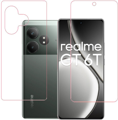 HOBBYTRONICS Front and Back Screen Guard for realme GT 6T 5G, realme GT 6T, Realme GT 6T 5G, Realme GT 6T(Pack of 1)