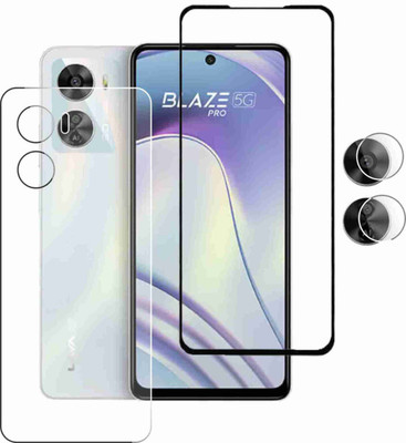 ICROMECK Front and Back Screen Guard for LAVA BLAZE PRO 5G(Pack of 3)