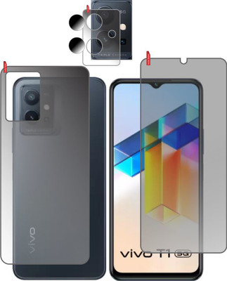 chakoor Front and Back Screen Guard for VIVO T1 5G(Pack of 3)