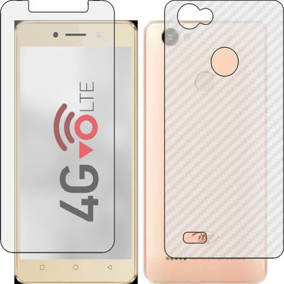 Mobling Front and Back Tempered Glass for ITEL WISH A40(Pack of 2)