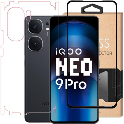 HOBBYTRONICS Front and Back Screen Guard for iQOO Neo9 Pro 5G, iQOO Neo9 Pro(Pack of 1)