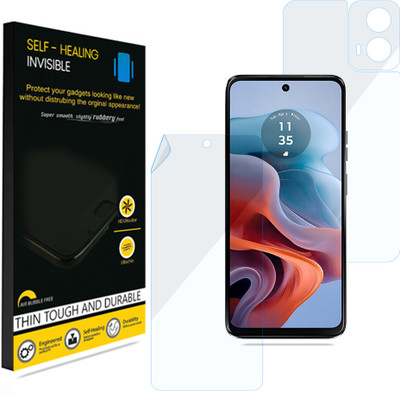 KUBERAN Front and Back Screen Guard for Motorola Moto G34, Invisible Screen Protector / Body Protector, Scratch Guard(Pack of 1)