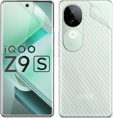Ten To 11 Front and Back Screen Guard for iQOO Z9S 5G, iQOO Z9S 5G [Back Carbon Fiber](Pack of 2)
