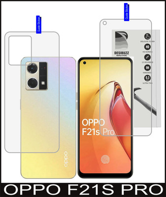 DESIBUZZ Front and Back Screen Guard for OPPO F21S PRO(Pack of 2)