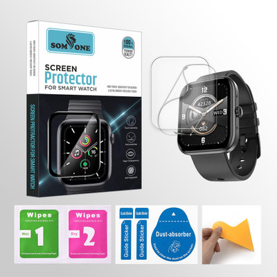 SOMTONE Front and Back Screen Guard for Fire-Boltt Ninja Call 2 Plus 1.83-inch Smartwatch 2 PROTECTOR + 2 WIPES + 2 DUST REMOVAL STICKER + 1 WIPER(Pack of 2) SOMTONE Front and Back Screen Guard for Fire-Boltt Ninja Call 2 Plus 1.83-inch Smartwatch 2 PROTECTOR + 2 WIPES + 2 DUST REMOVAL STICKER + 1 WIPER(Pack of 2)