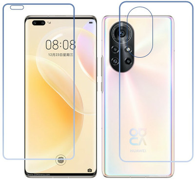 DVTECH Front and Back Screen Guard for TPU Clear Front And Carbon Fiber BackHuawei nova 8 Pro 5G(Pack of 1)
