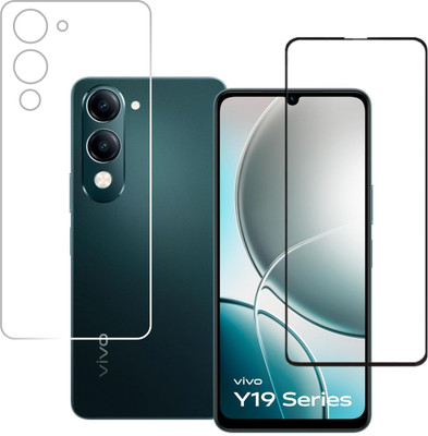 GLAMEECH Front and Back Screen Guard for Vivo Y19e, Vivo Y19e, Vivo Y19e, Vivo Y20 Series(Pack of 2)