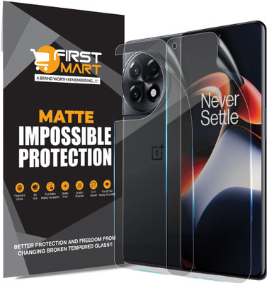 FIRST MART Front and Back Screen Guard for OnePlus 11R 5G, 1+ 11R 5G, 4 Layer Unbreakable Membrane with Easy Installation(Pack of 1)