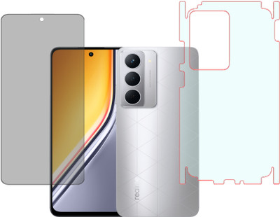 SPRITZEN Front and Back Screen Guard for realme P3x 5G, Privacy Tempered Glass, Back Screen Guard With Matte Finish(Pack of 2)