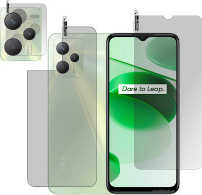 chakoor Front and Back Screen Guard for REALME C35(Pack of 3)